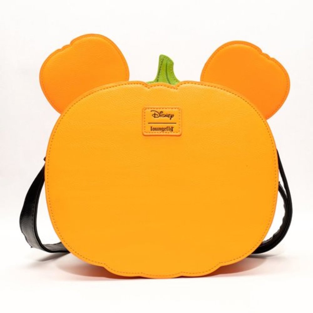 Loungefly Mickey Mouse Jack-o'-Lantern Mickey Crossbody Purse - Picture 2 of 4